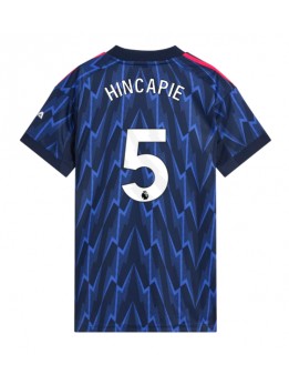 Billige Arsenal Piero Hincapie #5 Bortedrakt Dame 2025-26 Kortermet